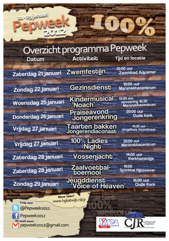 meer informatie over de pepweek, klik hier